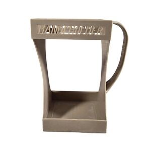 Handi Holder Drink Carton Holder Plastic With Handle Taupe Retro 70s